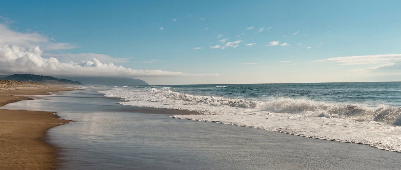 Ten minutes beside the Pacific — enough time to stop and simply look.